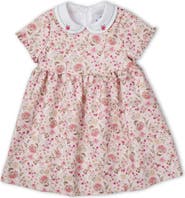 Florence Eiseman Floral Dress With Embroidered Collar