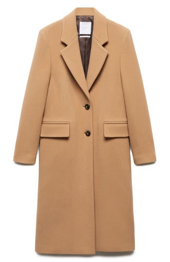 Mango Virgin Wool Blend Coat
