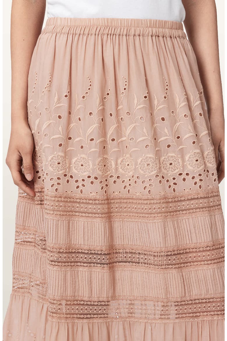 Camille Maxi Skirt, Alternate, color, CRYSTAL PINK