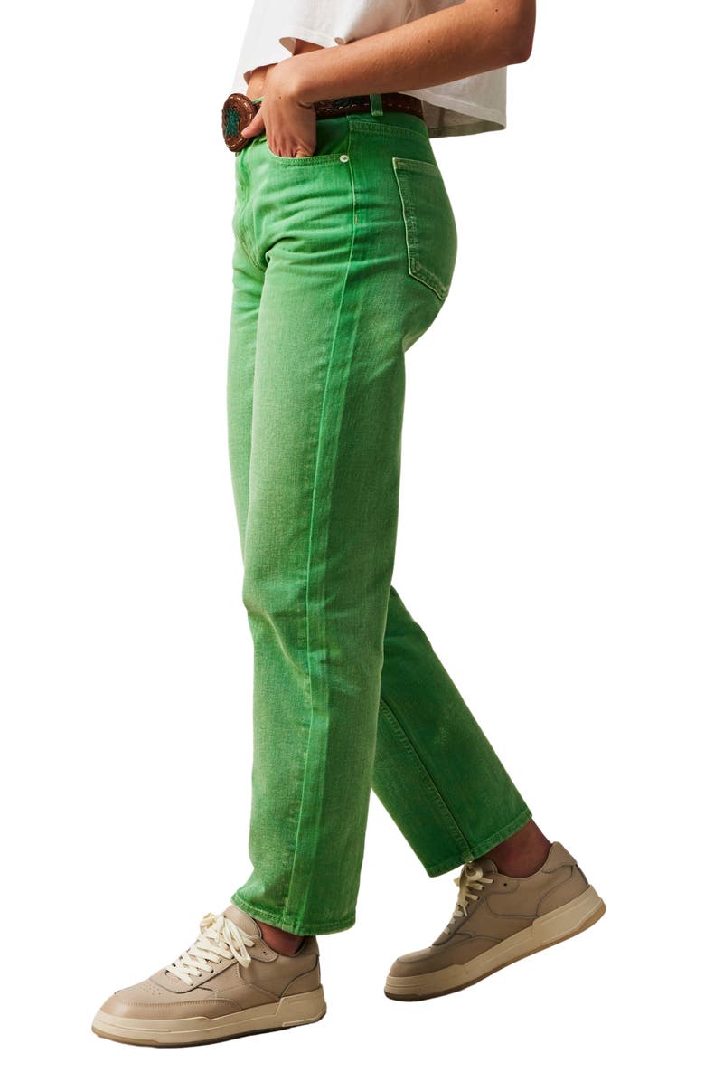 Free People Pacifica Straight Leg Jeans, Alternate, color,