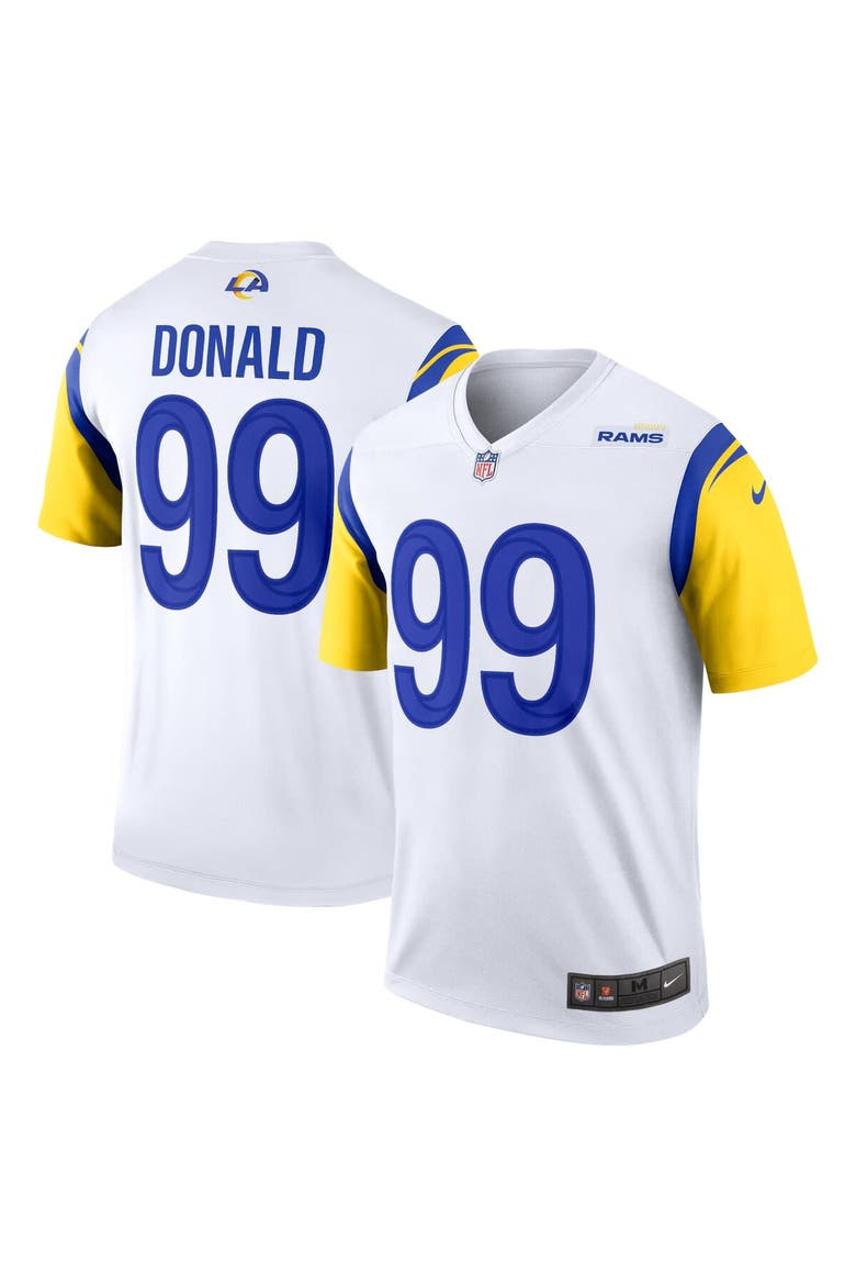Men's Nike Aaron Donald White Los Angeles Rams Legend Jersey, Main, color, White