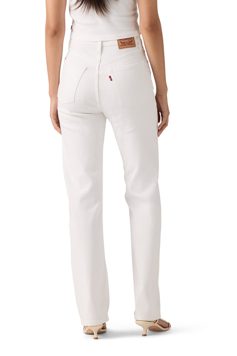 Ribcage High Waist Straight Leg Jeans, Alternate, color, NATURALLY GOOD