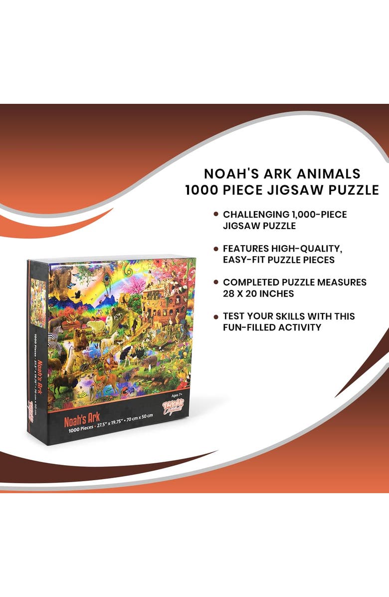 Toynk Noah
s Ark Animals 1000 Piece Jigsaw Puzzle, Alternate, color, Multi-Color