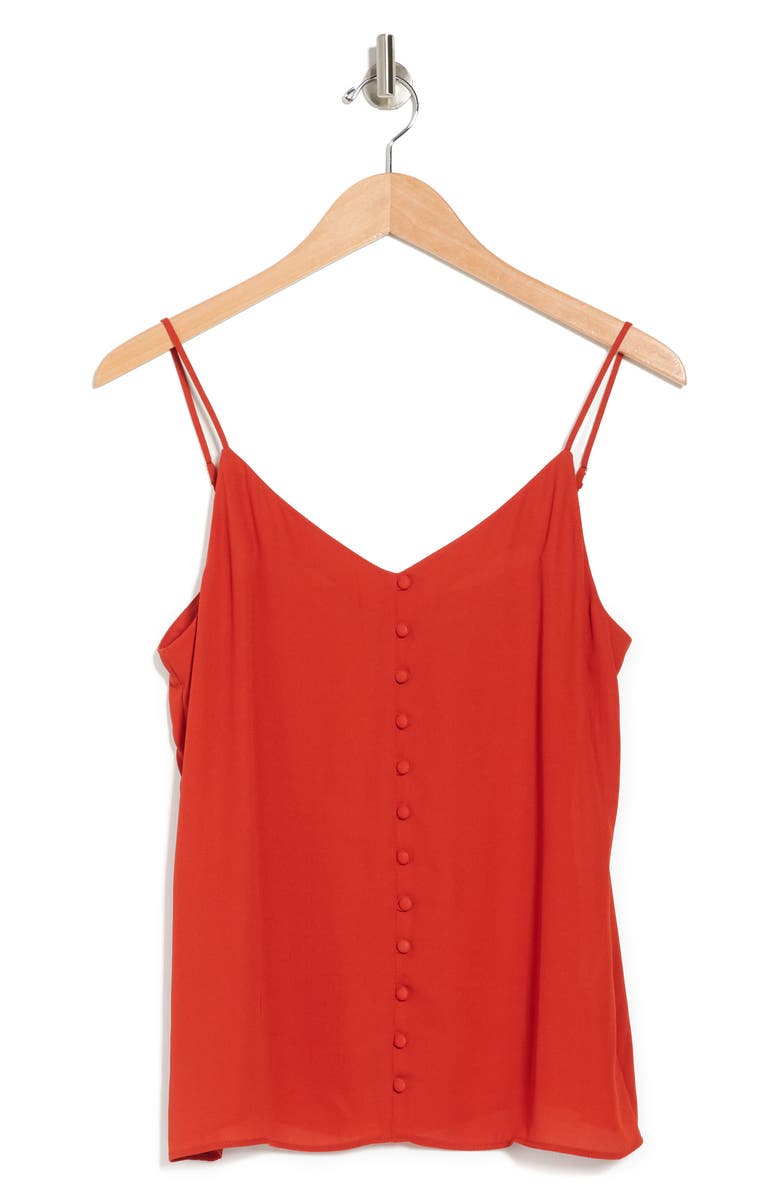 Calvin Klein Solid V-Neck Camisole, Alternate, color, 