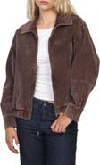 Stoosh Snow Washed Corduroy Bomber Jacket