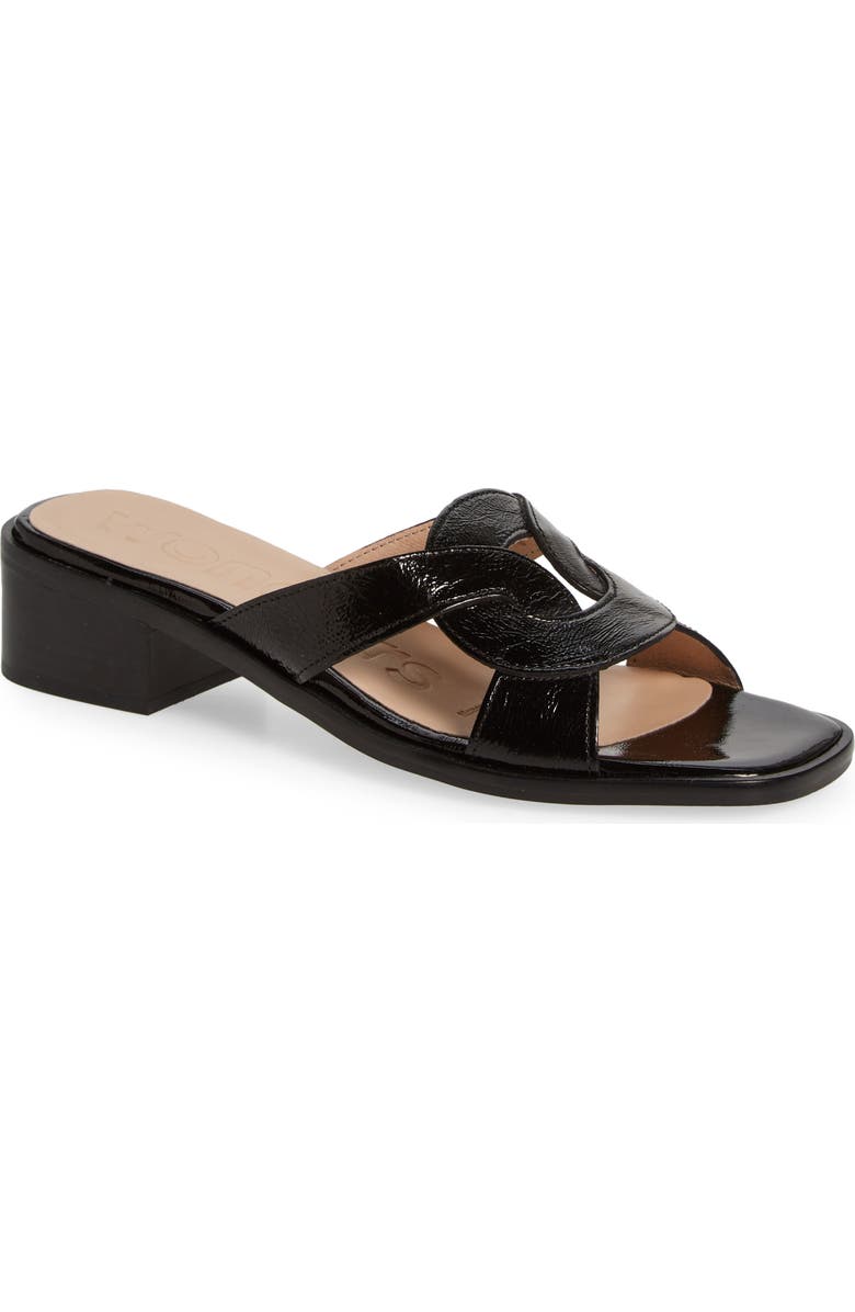 Wonders Leather Slide Sandal, Main, color,