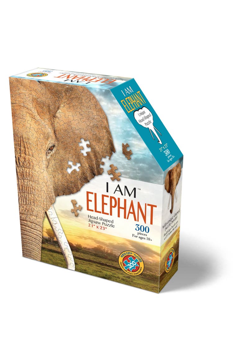 Elephant 300 Piece Jigsaw Puzzle, Main, color, Multicolored