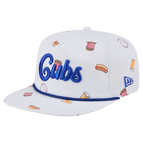 Men's New Era White Chicago Cubs Team Cheer Rope 19TWENTY Adjustable Hat
