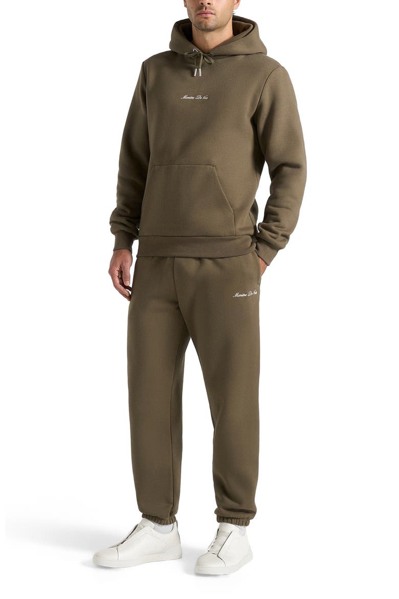 Signature Regular Fit Cuffed Sweatpants, Alternate, color, Olive