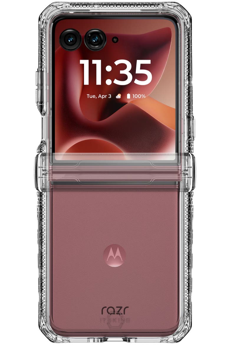Hybrid_R Clear Case for Motorola Razr Ultra, Main, color, Clear