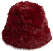 Tasha Extra Fluffy Faux Fur Bucket Hat
