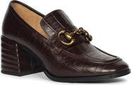 SAINT G Isha Croc Embossed Pump
