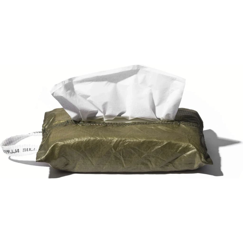 Puebco Recycled Vintage Parachute Tissue Box Cover In Olive Standard