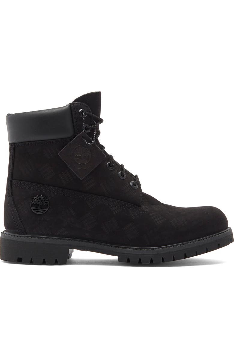Timberland Premium 6-Inch Waterproof Patent Boot, Alternate, color, Black Nubuck Emboss