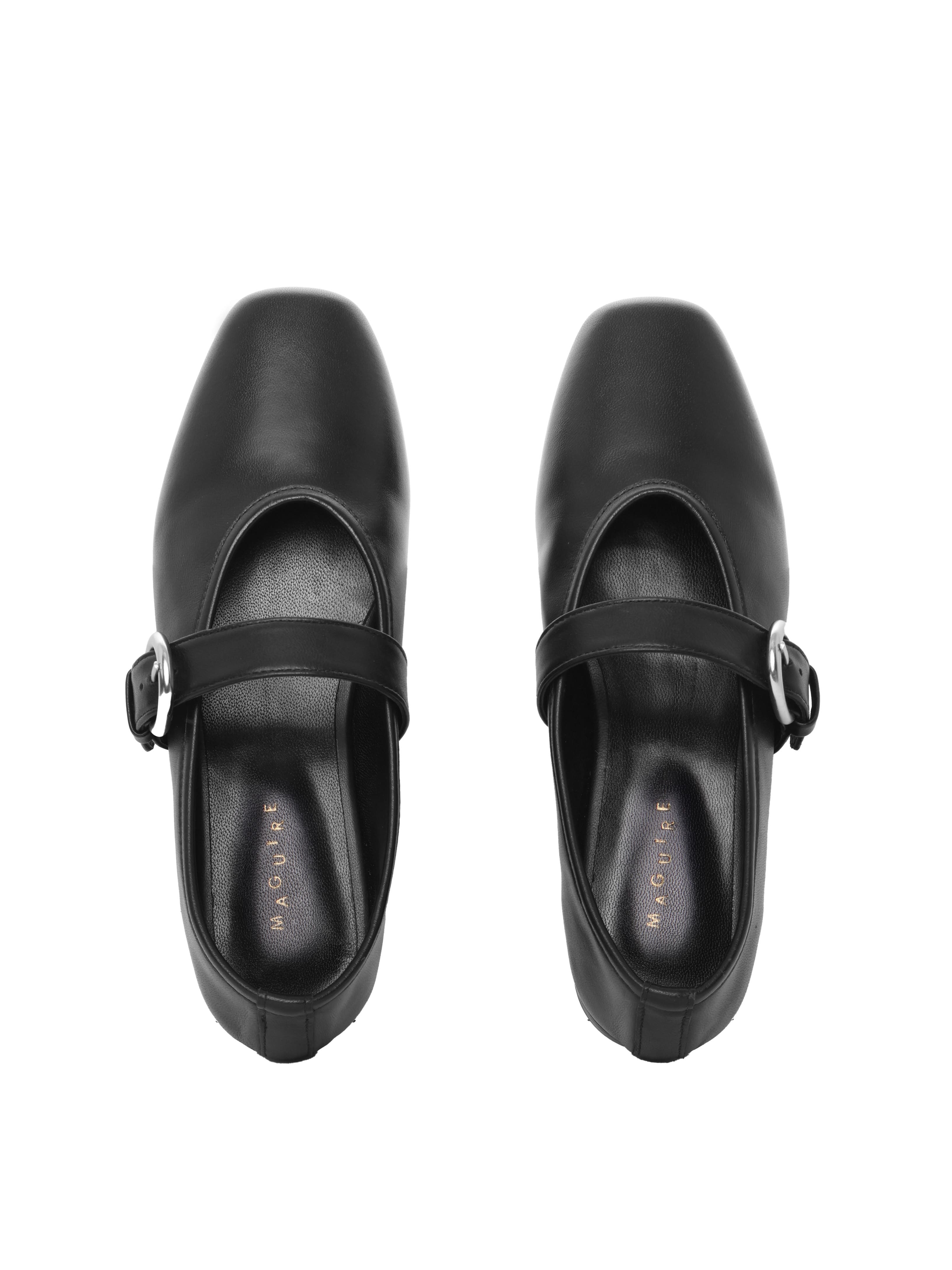 Maguire Aveiro Ballerina, Alternate, color, Black