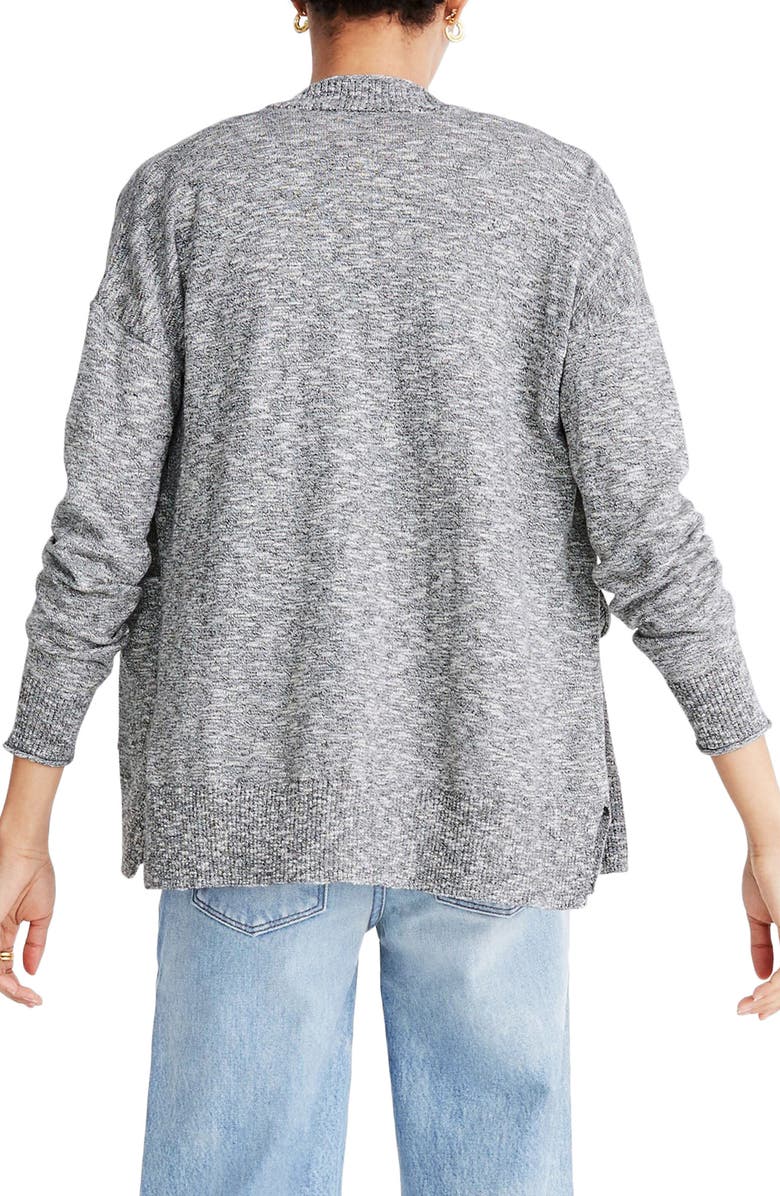 Madewell Marled Bradley Cardigan Sweater, Alternate, color,