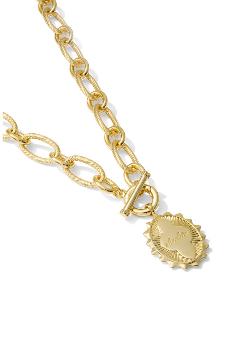 Abuelita Pendant Necklace, Alternate, color, GOLD METAL