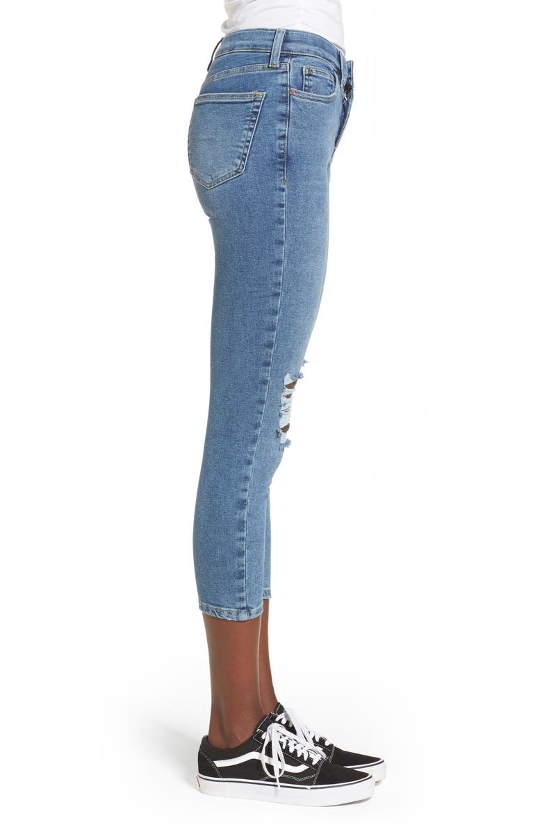 Topshop Jamie High Waist Skinny Jeans, Alternate, color, 