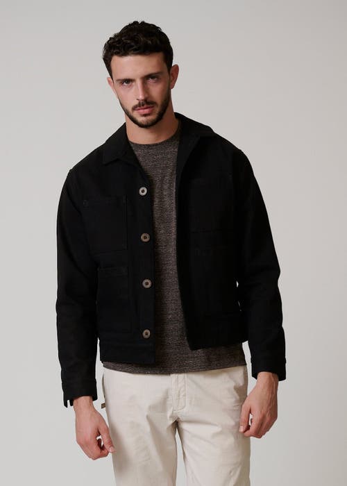 Leisure Lab Ranch Jacket In Matte Black