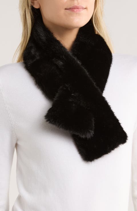 Faux Fur Muffler Scarf