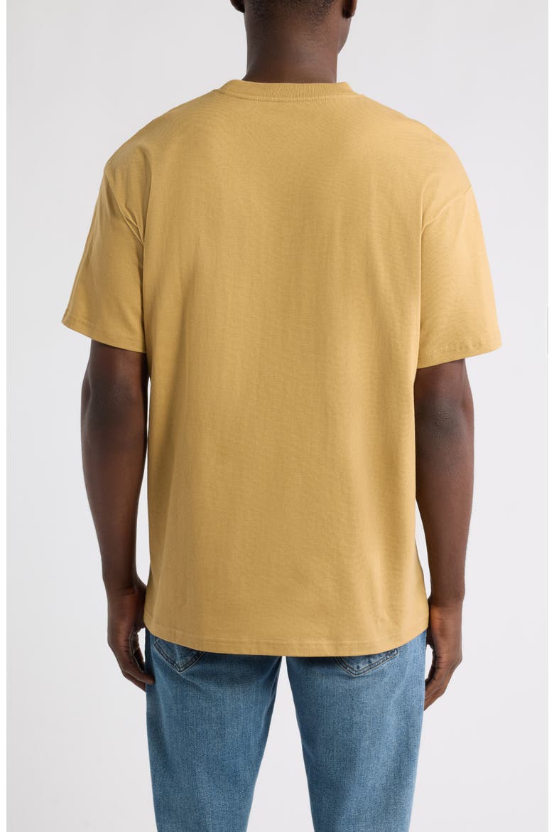 Embroidered Animated Duck Organic Cotton T-Shirt, Alternate, color, WIP DUSTY H