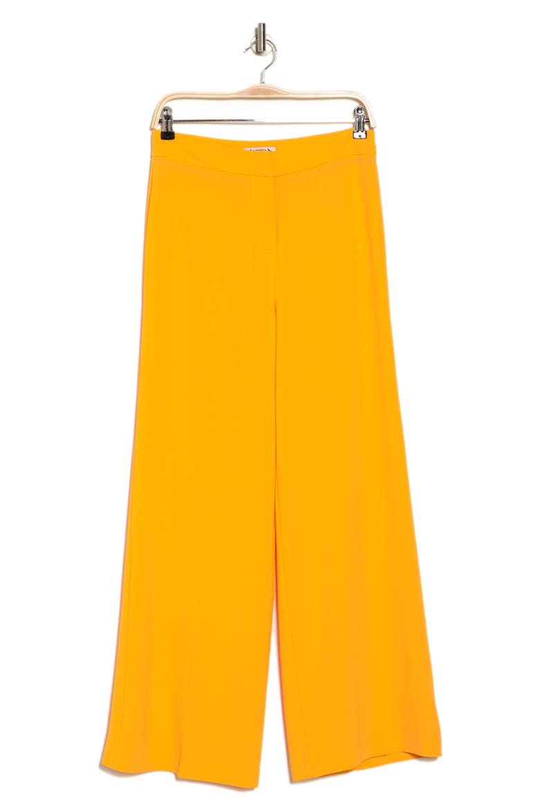 Wide Leg Crepe Pants, Alternate, color, APRICOT