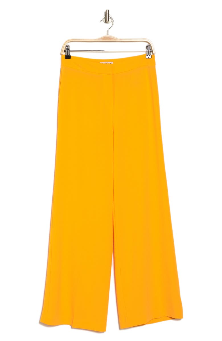Nanette Lepore Wide Leg Crepe Pants, Alternate, color, Apricot