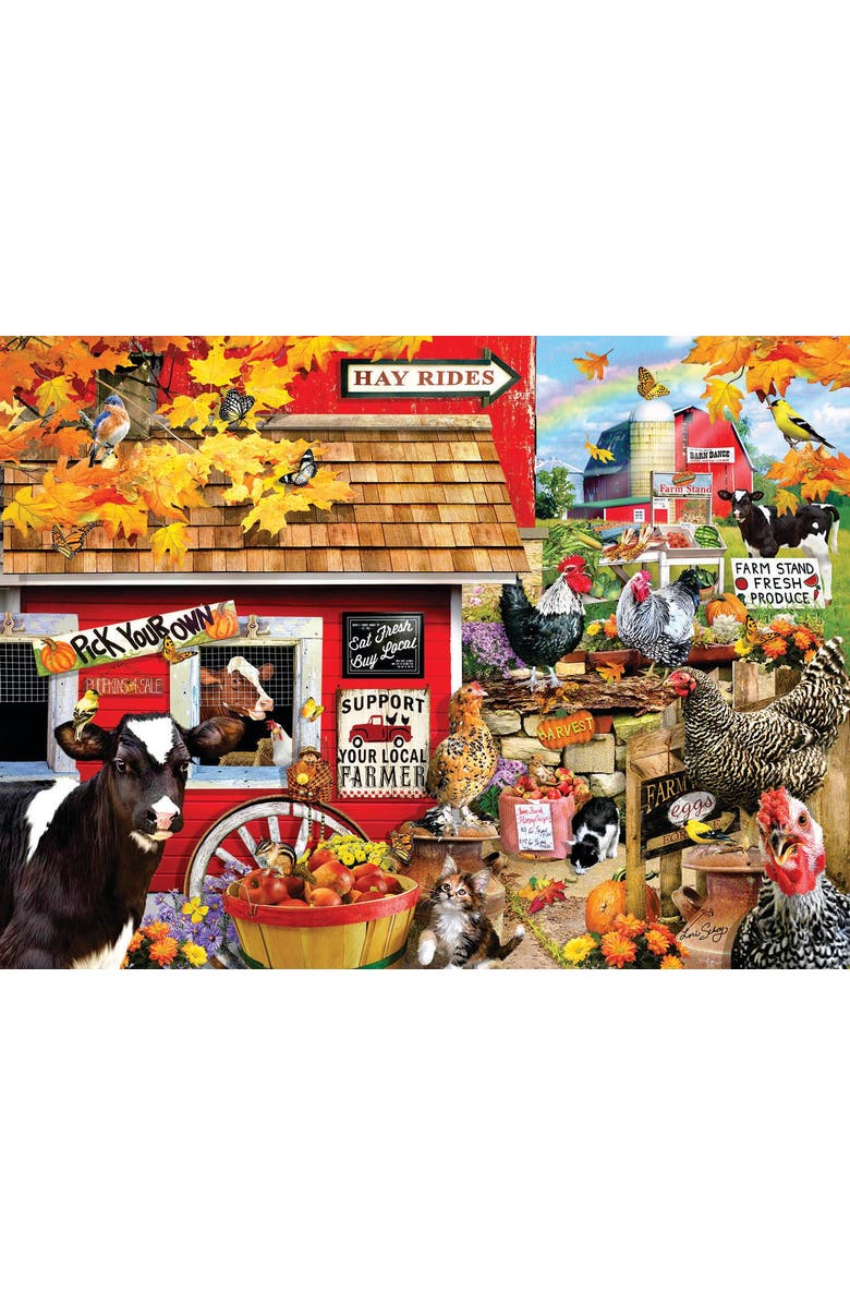 Sunsout Support Your Local Farmer 1000 piece Jigsaw Puzzle for Adults, Alternate, color, Multicolor