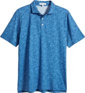 Peter Millar Pilot Mill Palms Print Pima Cotton Polo