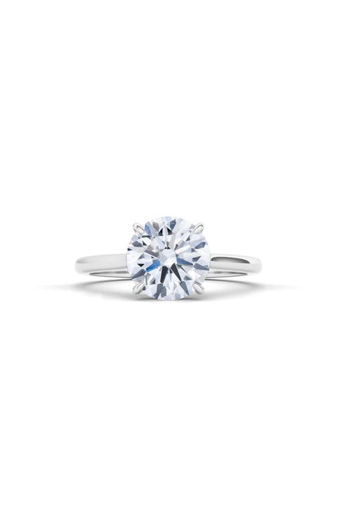 Round Brilliant Cut Lab Grown Diamond Ring