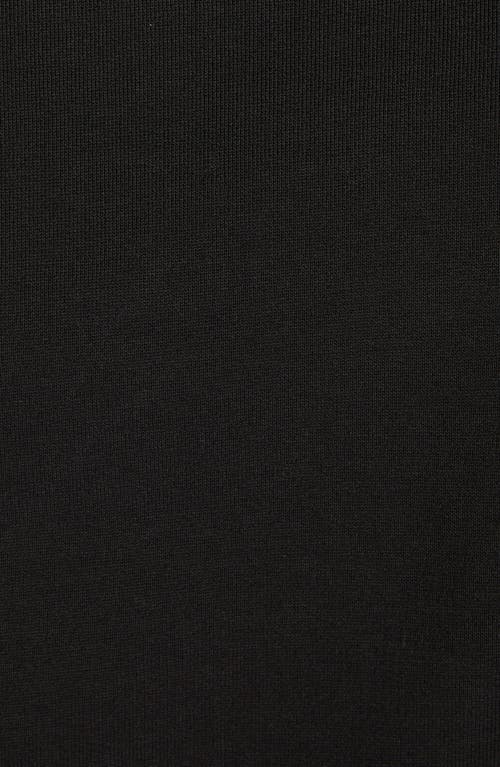 Moncler Logo Patch Cotton Sweatshirt In Black