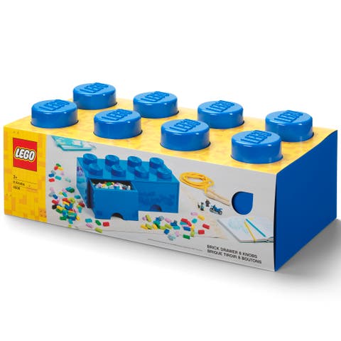 Storage Brick Drawer 8, Bright Blue