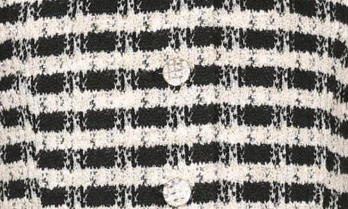 Zunie Kids' Plaid Bouclé Knit Jacket & Skirt Set In Multi