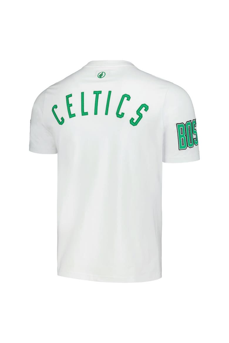 Unisex FISLL White Boston Celtics Heritage Crest T-Shirt, Alternate, color, White