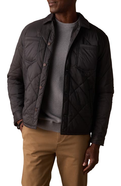 Quilted Jacket with High Pile Fleece Lining
