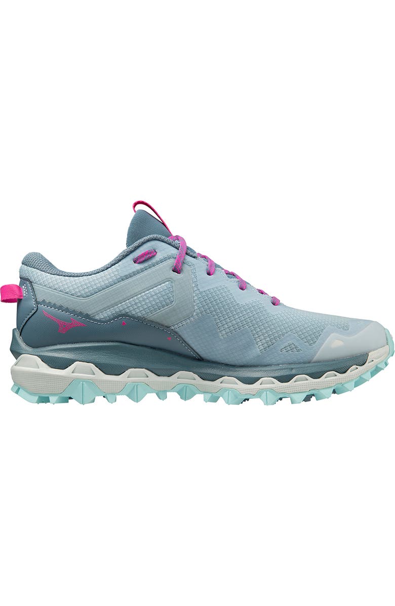Mizuno Wave Mujin 9 Running Shoe, Alternate, color, Forget Me Not-Nimbus Cloud