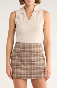 French Connection Sleeveless Polo Vest