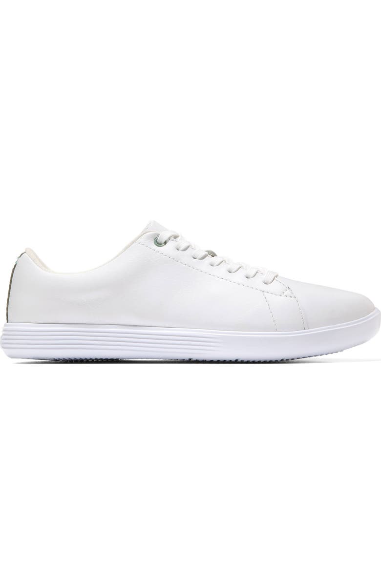 Cole Haan Grand Crosscourt Tennis Shoe, Alternate, color, White Leather / Lily Pad Croc