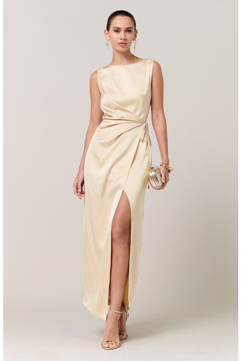 Shona Midi Dress, Alternate, color, Oyster