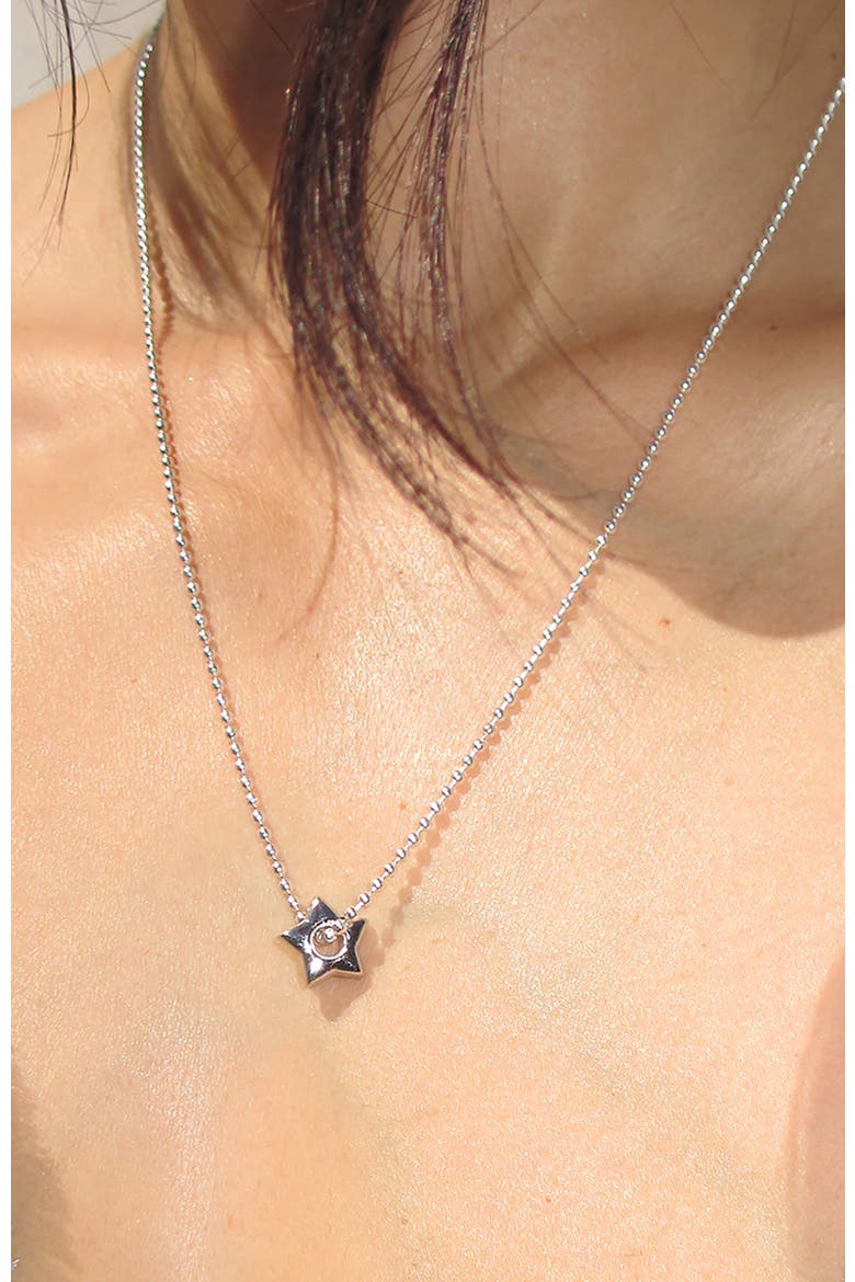 Lil Star Chain, Alternate, color, Silver