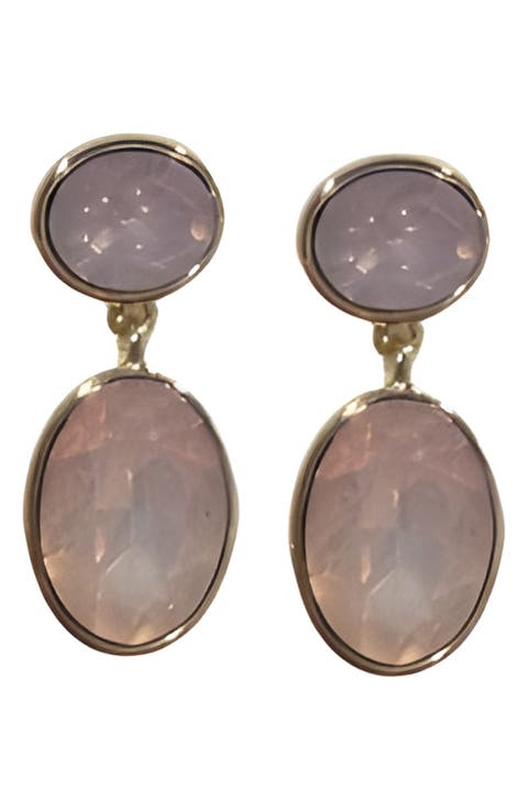 Crystal Double Drop Earrings