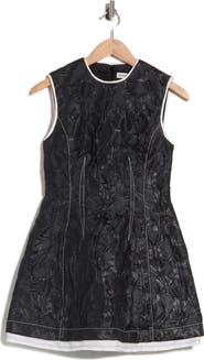 Simkhai Audrina Sleeveless Jacquard Minidress