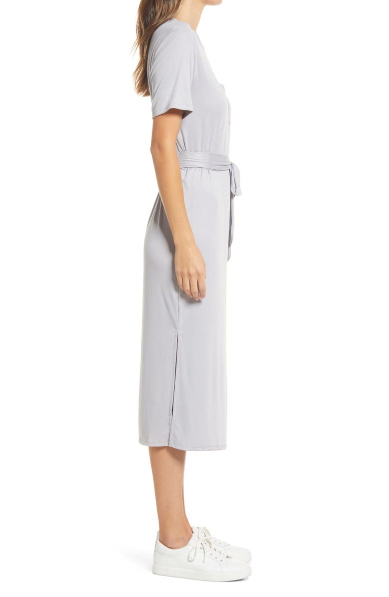 GIBSONLOOK Belted Pocket T-Shirt Dress, Alternate, color, 