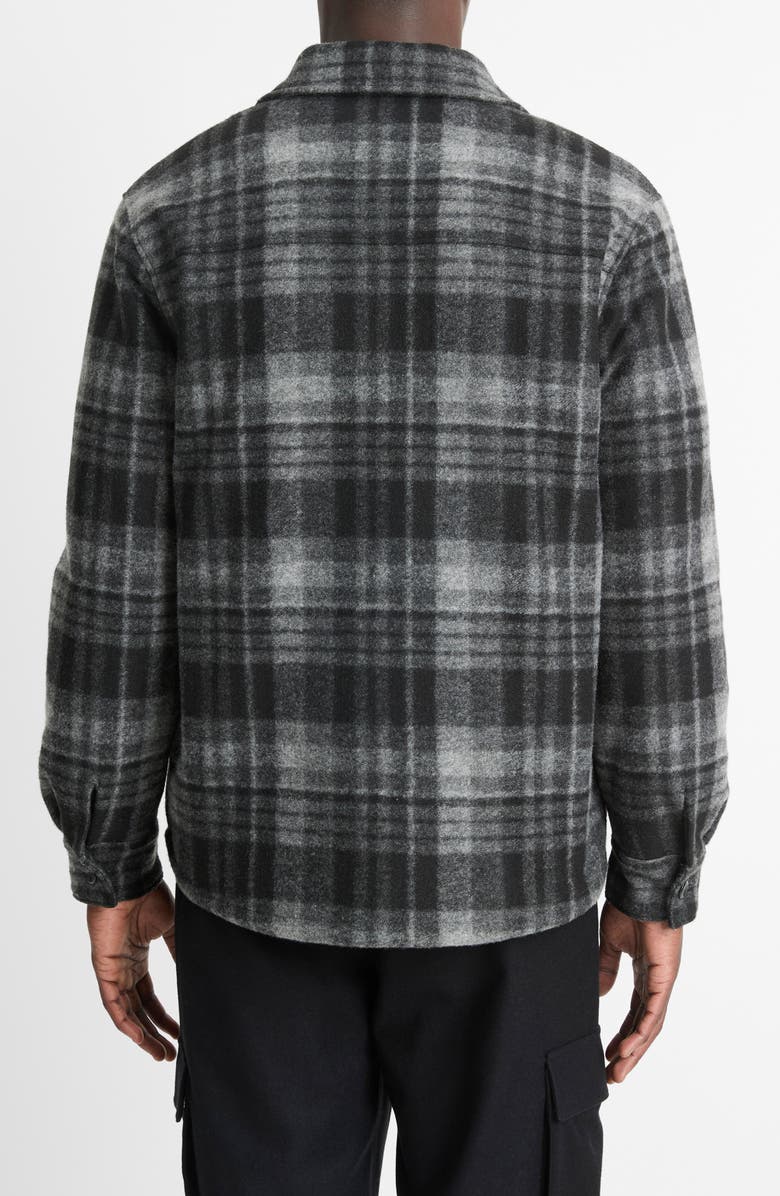 Vince Plaid Fleece Lined Shirt Jacket, Alternate, color,