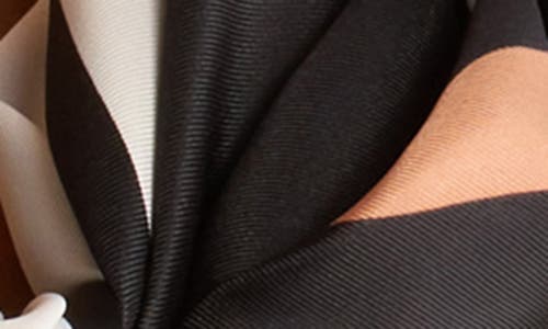 Bcbg Diamond Geometric Square Scarf In Black