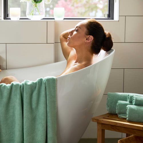 Bedvoyage Viscose Odor & Mildew Resistant Spa Towel Collection, 6pc Set In Green