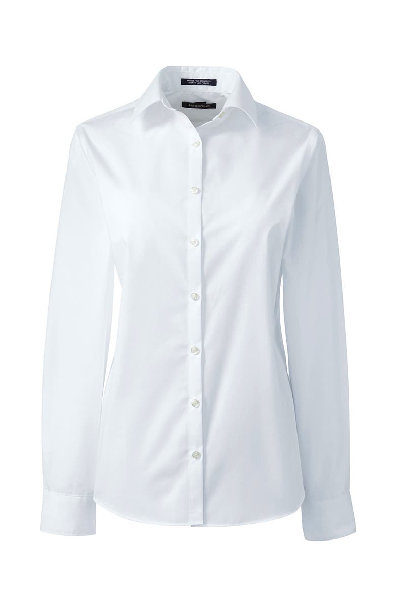 Lands' End Long Sleeve Broadcloth Shirt, Alternate, color, 