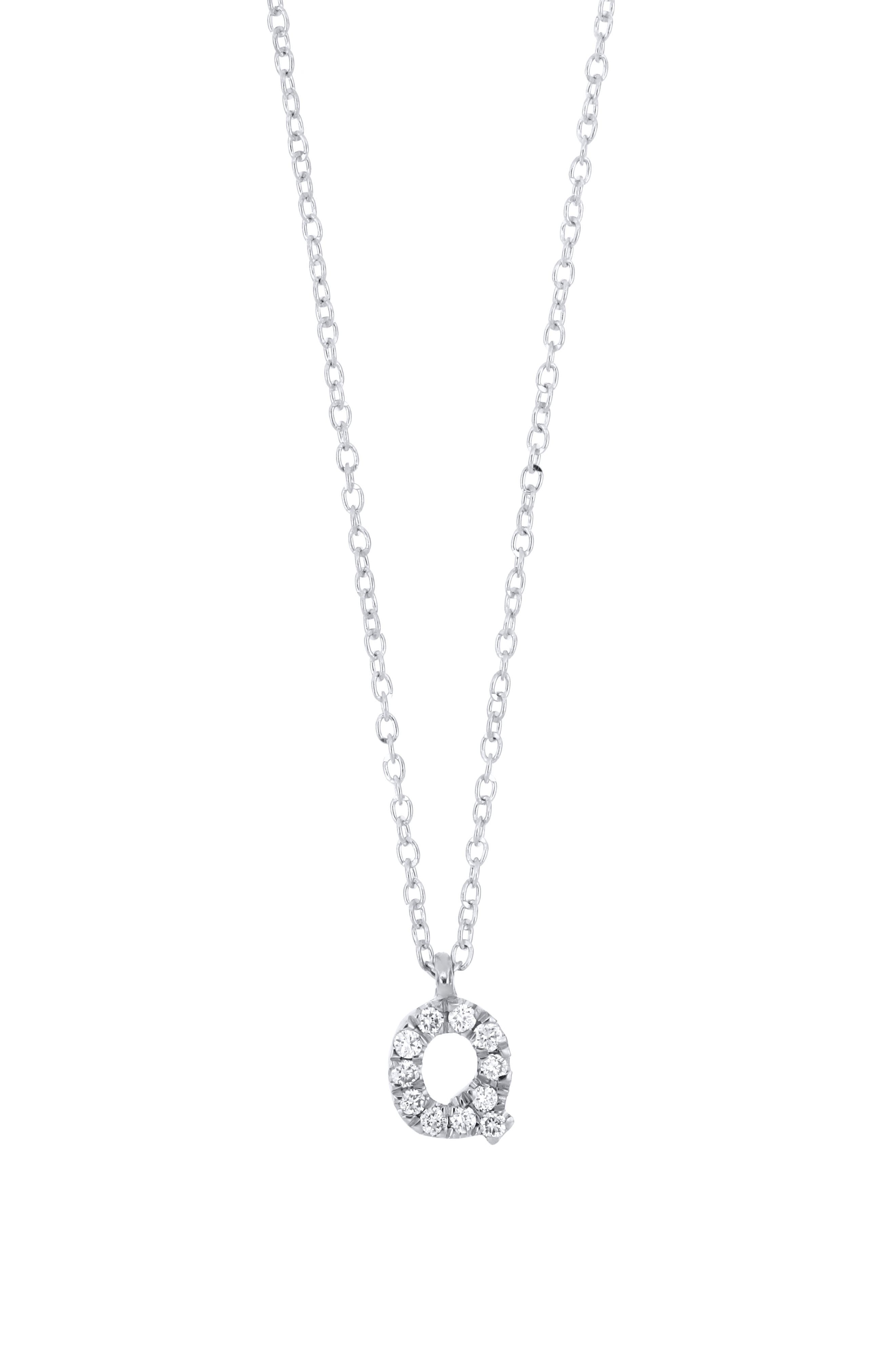 18K WHITE GOLD - Q