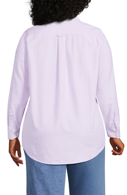 Lands' End Oxford Shirt In Purple
