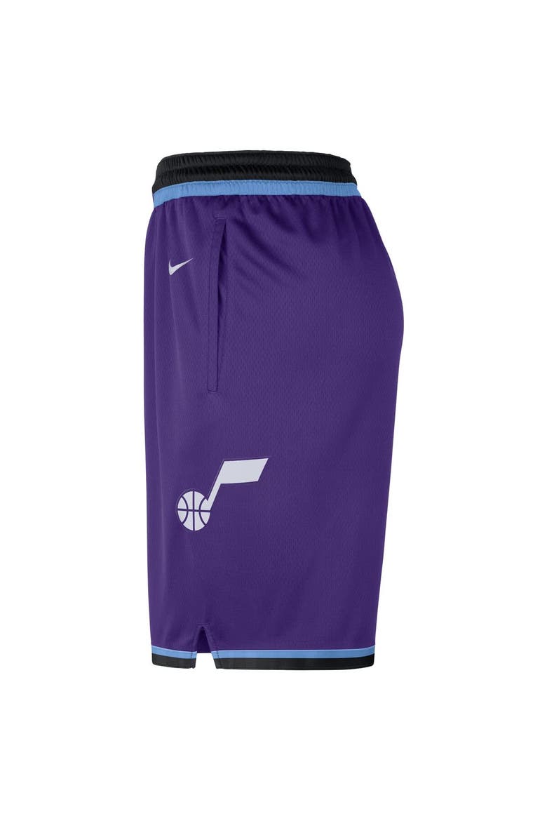 Men's Nike Purple Utah Jazz Swingman Performance Shorts – Icon Edition, Alternate, color, Purple